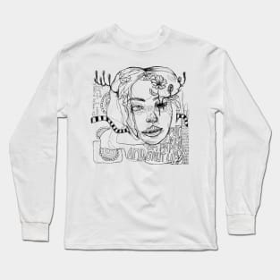 Bloom (Put Lines on Paper and Shut Up!) Long Sleeve T-Shirt